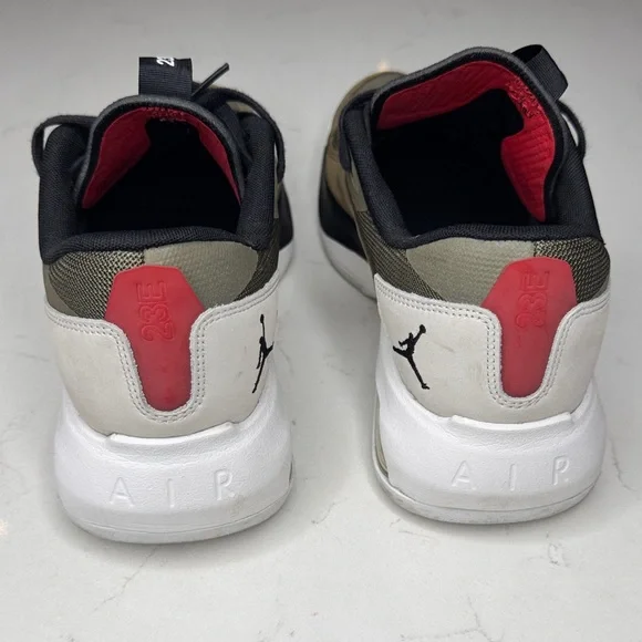 Authentic Jordan Athletic Shoes in Black, White, and Tan - Picture 4 of 5